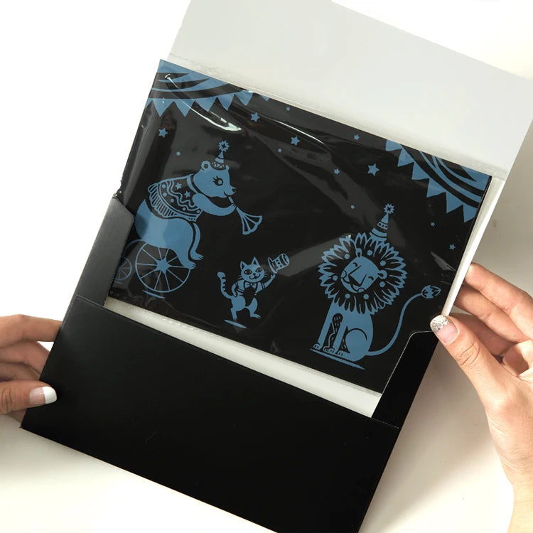 Children DIY Scratch Art Paintings Baby Educational Toys