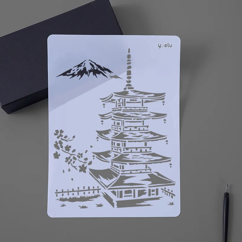 Factory Supply OEM Custom Painting Template Plastic Drawing Stencils For DIY Painting Art Projects