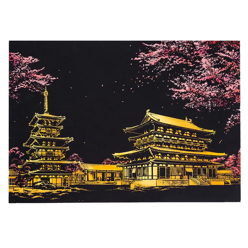 Scratch Painting DIY Art Drawing Paper