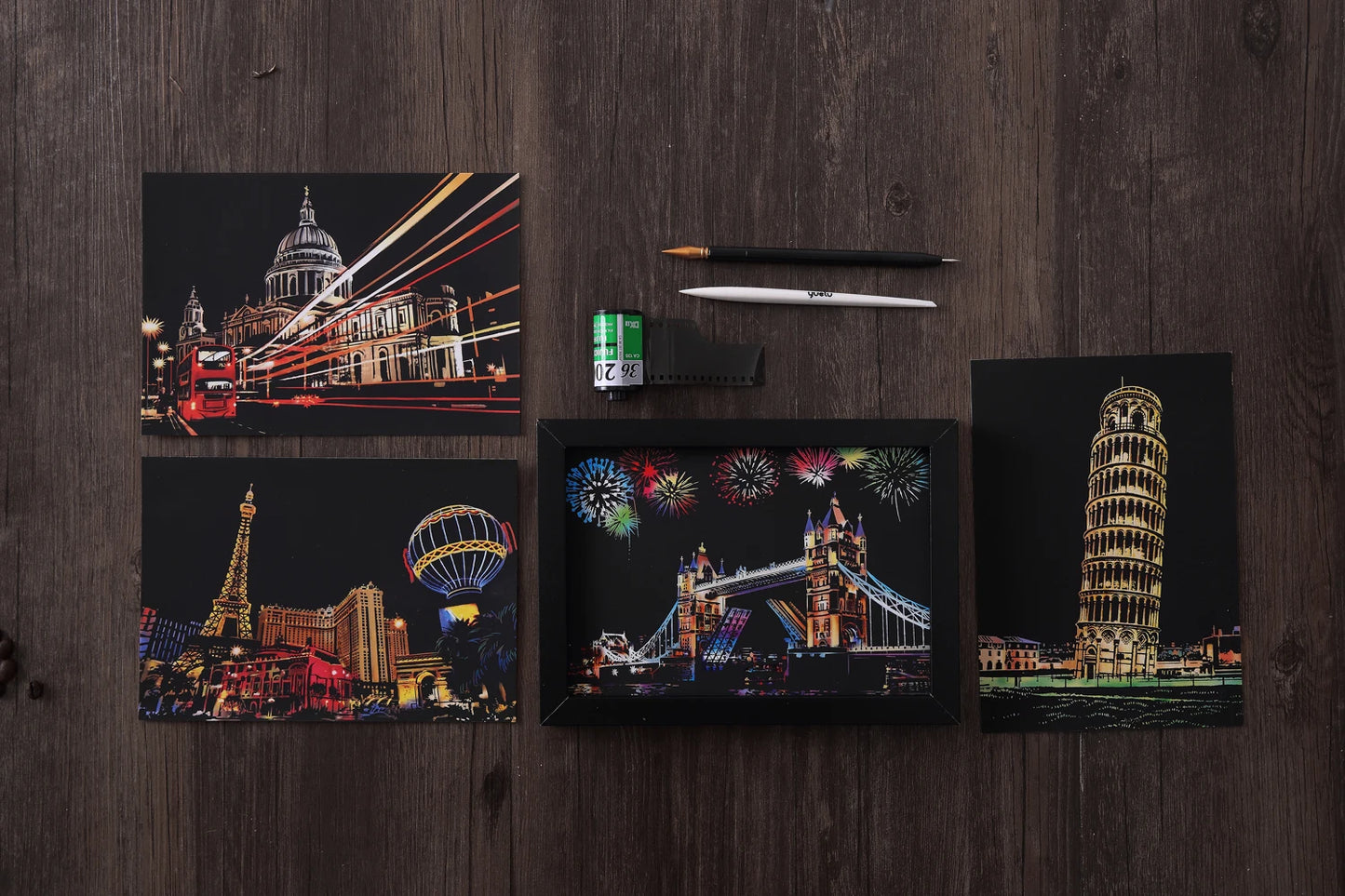 A5 yuelu 20*14cm Scratch Art Paper