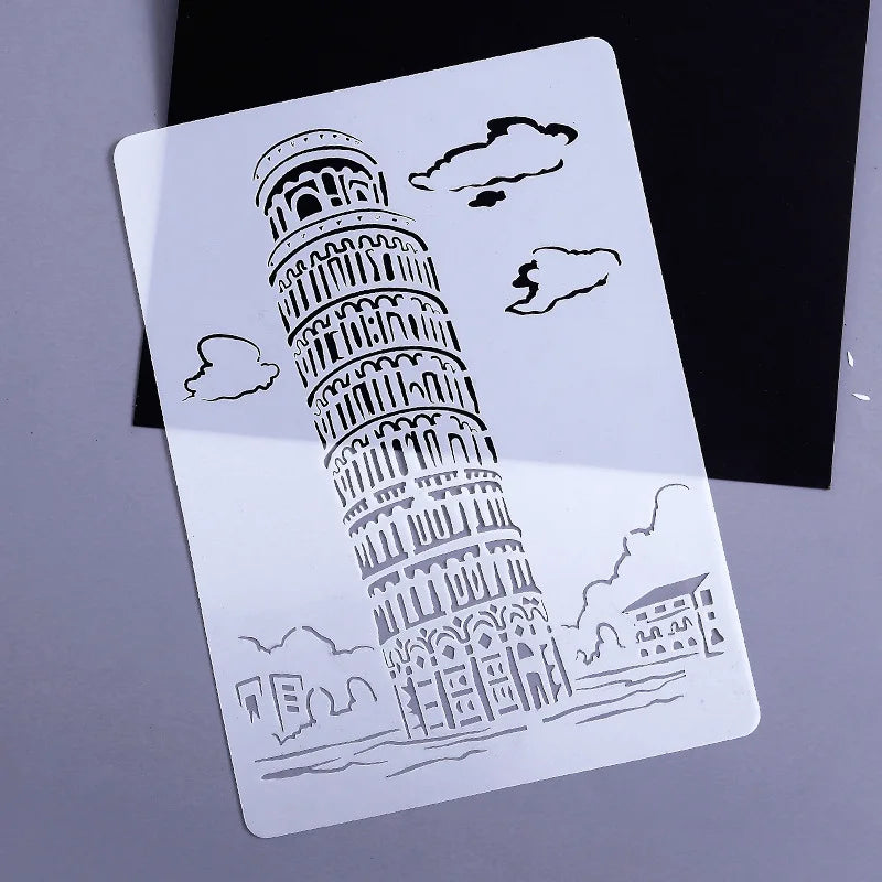 Factory Supply OEM Custom Painting Template Plastic Drawing Stencils For DIY Painting Art Projects