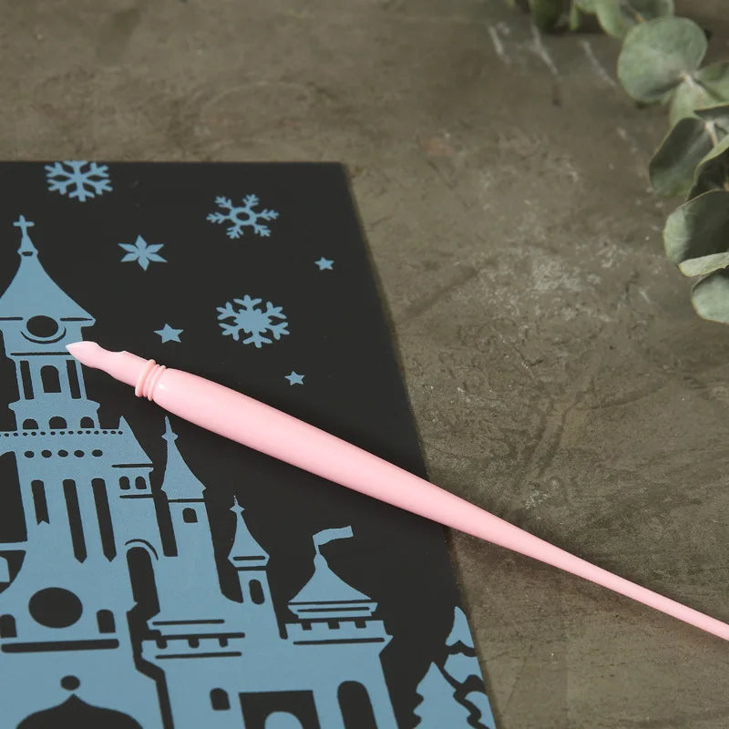 Scratch Drawing Tools Plastic Scratch Pen For Paintings