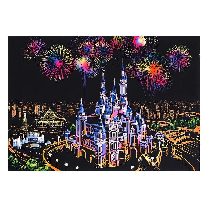 Scratch Painting DIY Art Drawing Paper