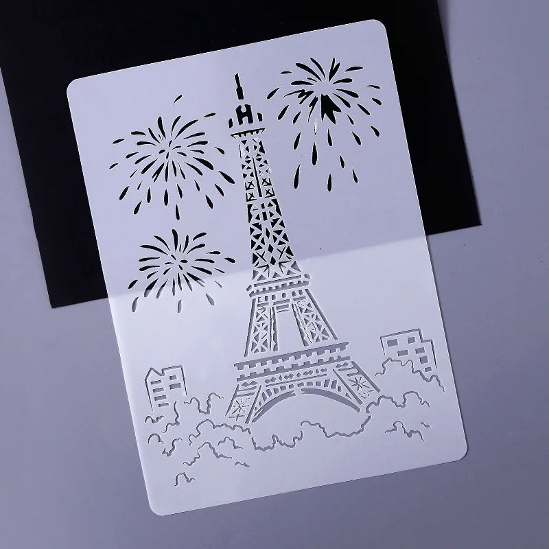 Factory Supply OEM Custom Painting Template Plastic Drawing Stencils For DIY Painting Art Projects
