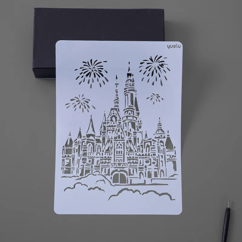 Factory Supply OEM Custom Painting Template Plastic Drawing Stencils For DIY Painting Art Projects