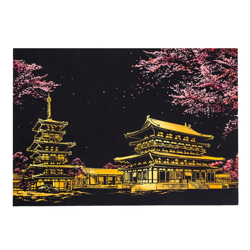 Scratch Painting DIY Art Drawing Paper
