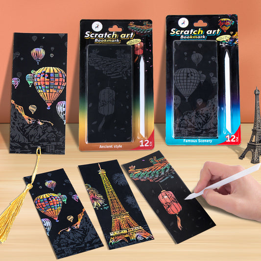 YUELU Scratch Paper Set Night View