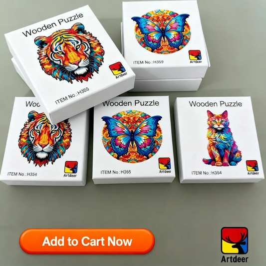 Artdeer Creative Animal Wooden Puzzle