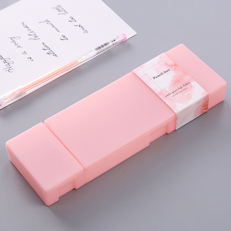 YUELU pp stationery box creative candy color student pencil case boutique creative pencil case Yuelu YUELU