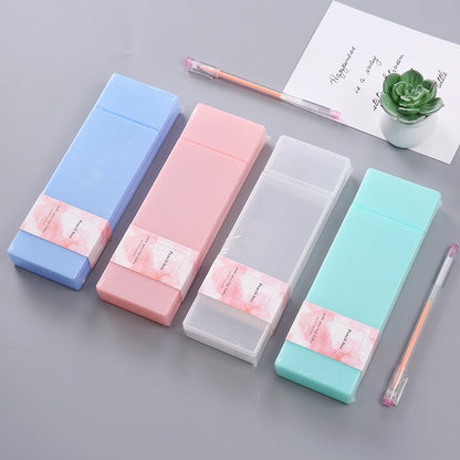 YUELU pp stationery box creative candy color student pencil case boutique creative pencil case Yuelu YUELU