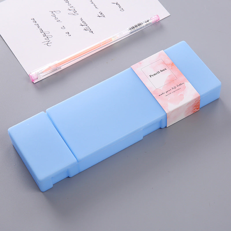 YUELU pp stationery box creative candy color student pencil case boutique creative pencil case Yuelu YUELU