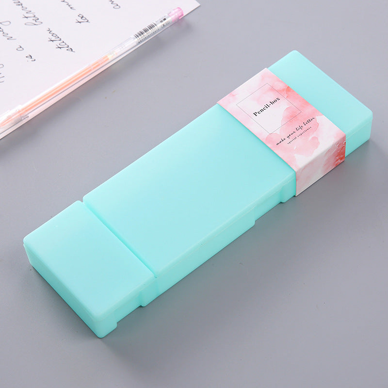 YUELU pp stationery box creative candy color student pencil case boutique creative pencil case Yuelu YUELU