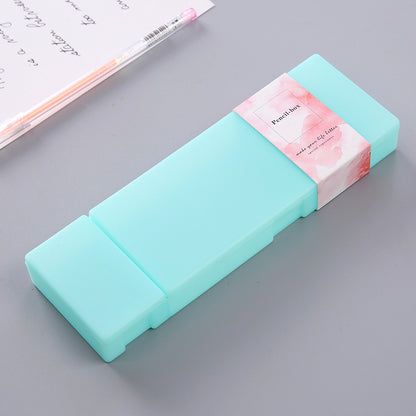 YUELU pp stationery box creative candy color student pencil case boutique creative pencil case Yuelu YUELU
