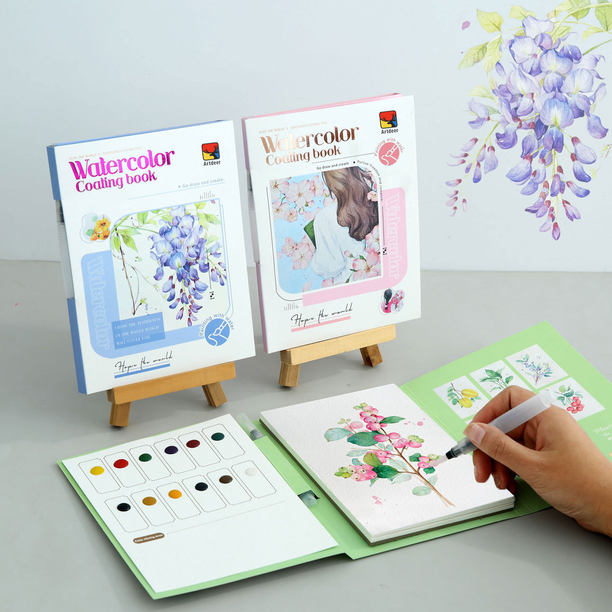 Artdeer Watercolor Painting Set Complete painting set