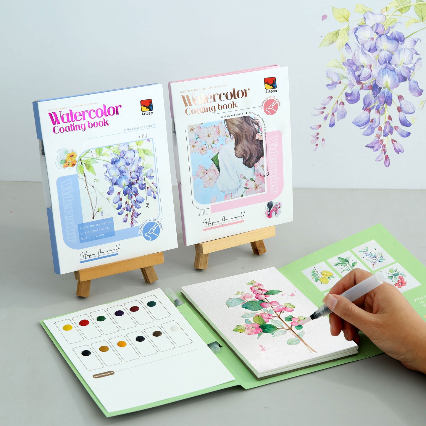 Artdeer Watercolor Painting Set Complete painting set