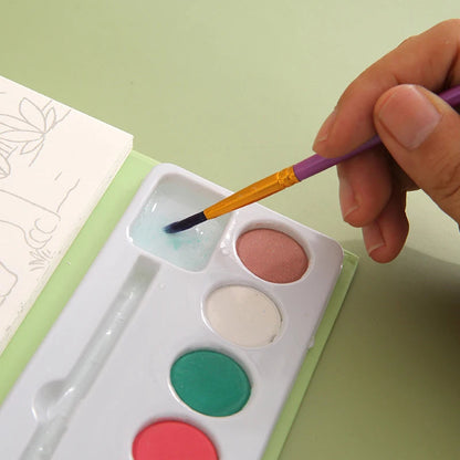YUELU Watercolor Painting Book Kids Art Drawing Toys