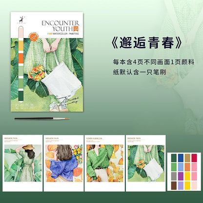 YUELU Watercolor Painting Adult Art Drawing