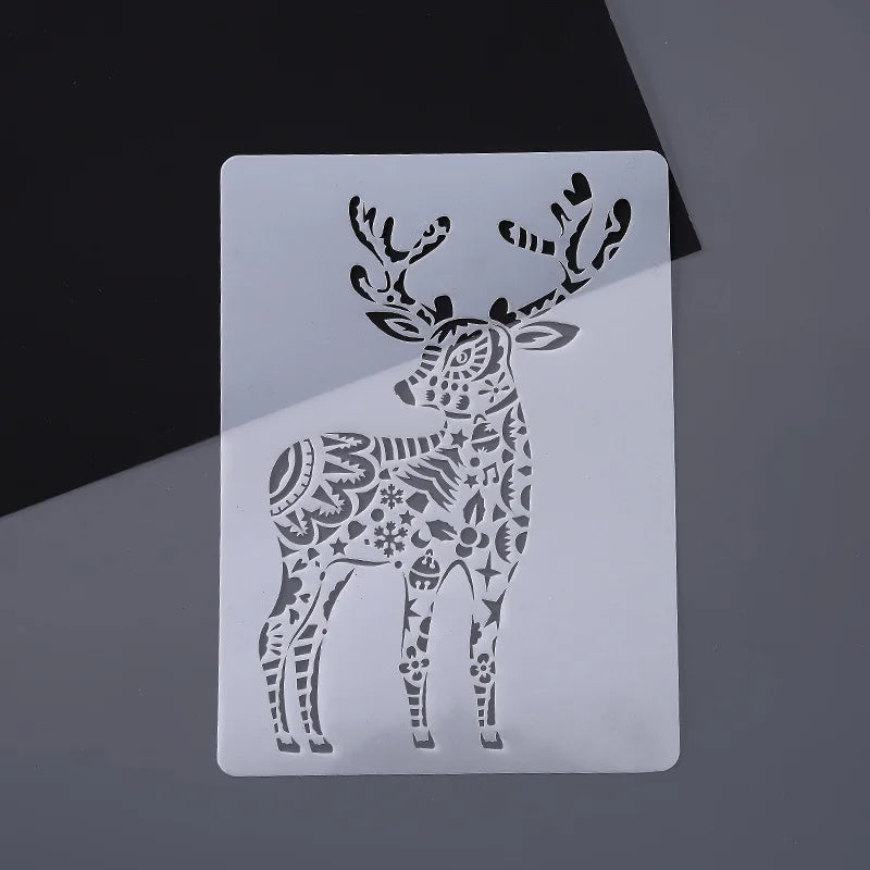 Wholesale Custom PET Stencil A4 Hollowed Out Animal Template Plastic Drawing Stencil For Diy Painting Scrapbooking Card Making