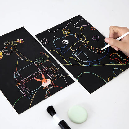 Custom Scratch Painting Scratch Art Scratch Paper