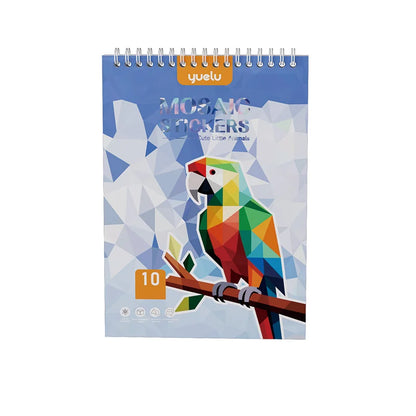 Yuelu Children's Paper Number Puzzle Book Handmade DIY Animal Collage Sticker Focus joy