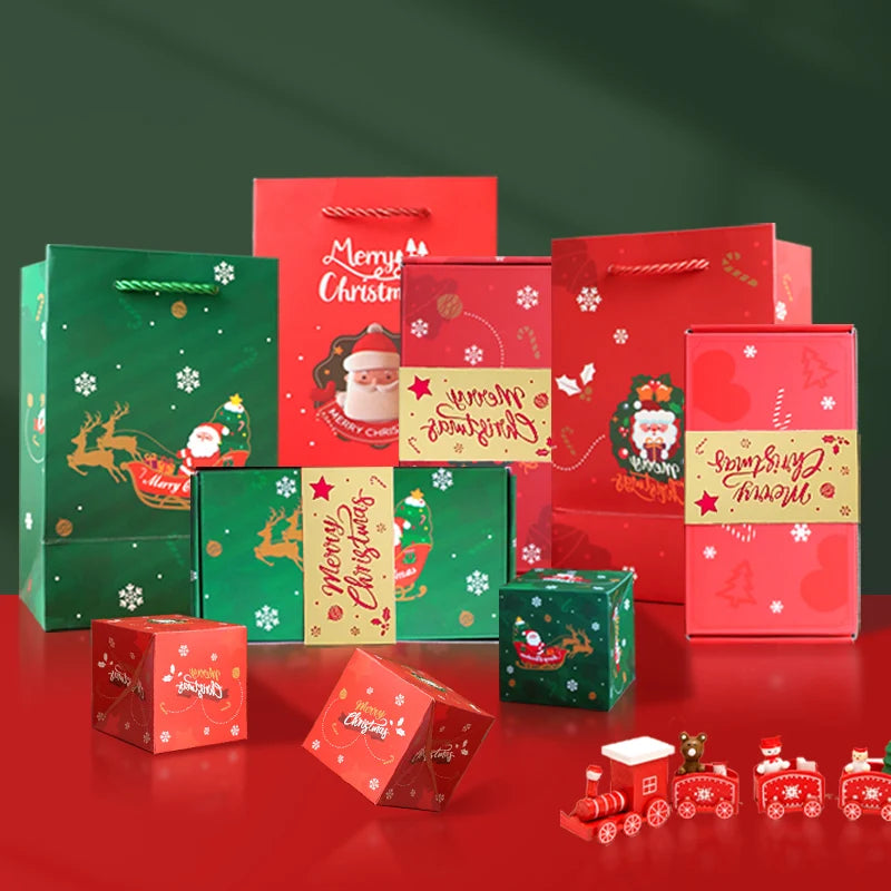 Christmas Pleasantly Surprised Bounce Gift Box Christmas Gift Box for Packaging