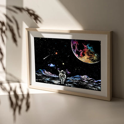 YUELU Astronaut Scratch Painting