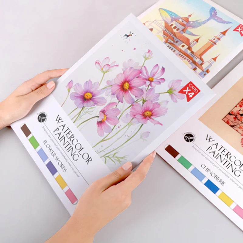 YUELU Watercolor Painting Adult Art Drawing