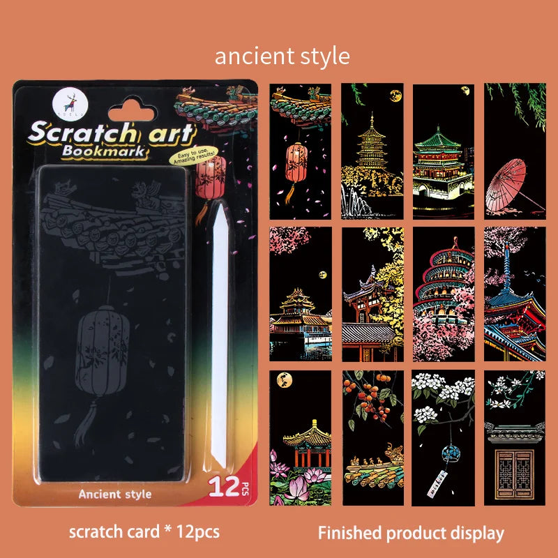 YUELU Scratch Paper Set Night View