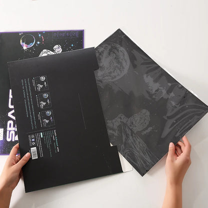YUELU Astronaut Scratch Painting