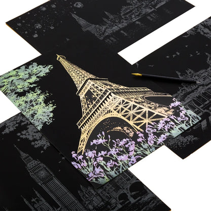 Scratch Painting DIY Art Drawing Paper