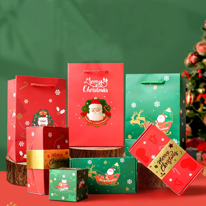 Christmas Pleasantly Surprised Bounce Gift Box Christmas Gift Box for Packaging