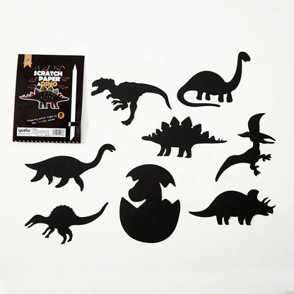 Rainbow Scratch Paper Set Scratch Crafts Arts Educational Toys Kits Scratch Art for Kids Party Games Birthday Gift