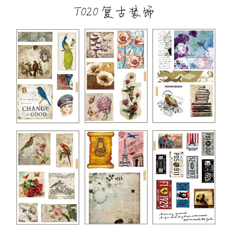 Washi Paper Kawaii Decorative Stickers for Stationery Stick Label DIY Diary Scrapbook Plan