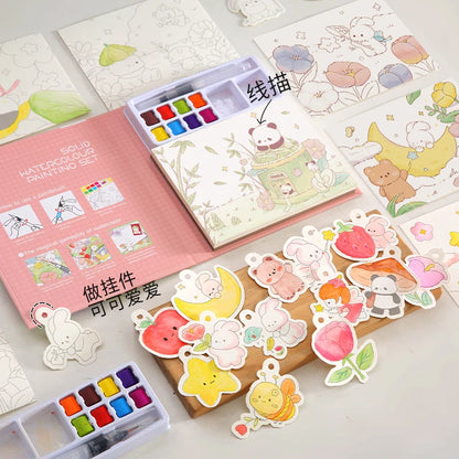 YUELU Wholesale Children Watercolor Painting Book