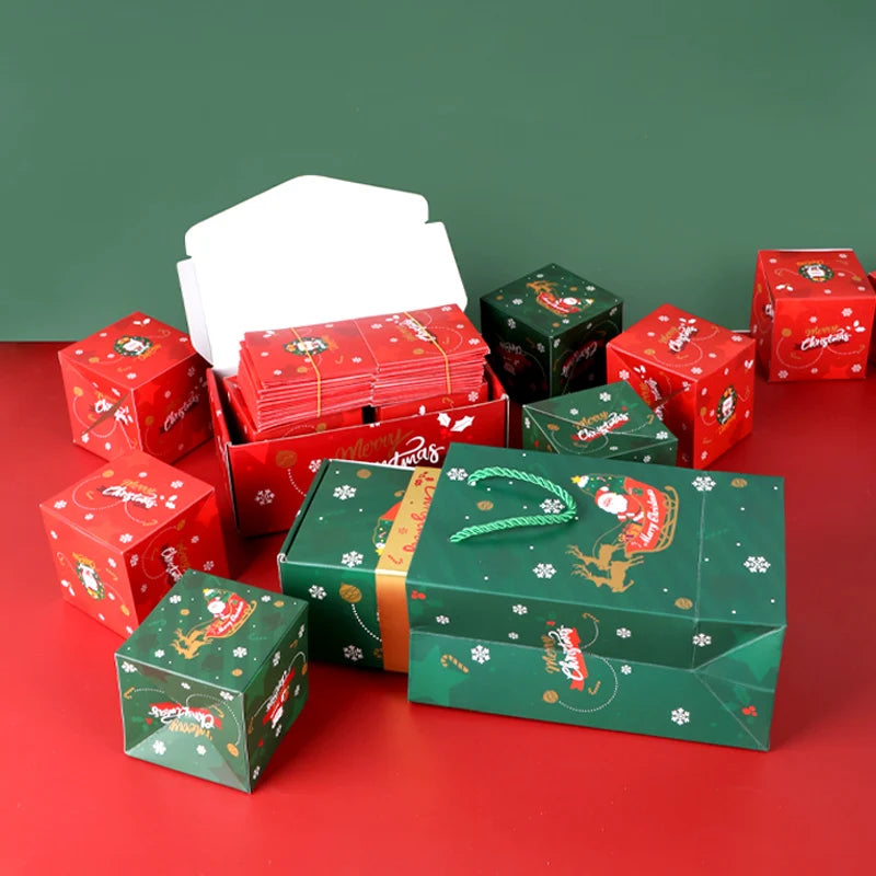 Christmas Pleasantly Surprised Bounce Gift Box Christmas Gift Box for Packaging