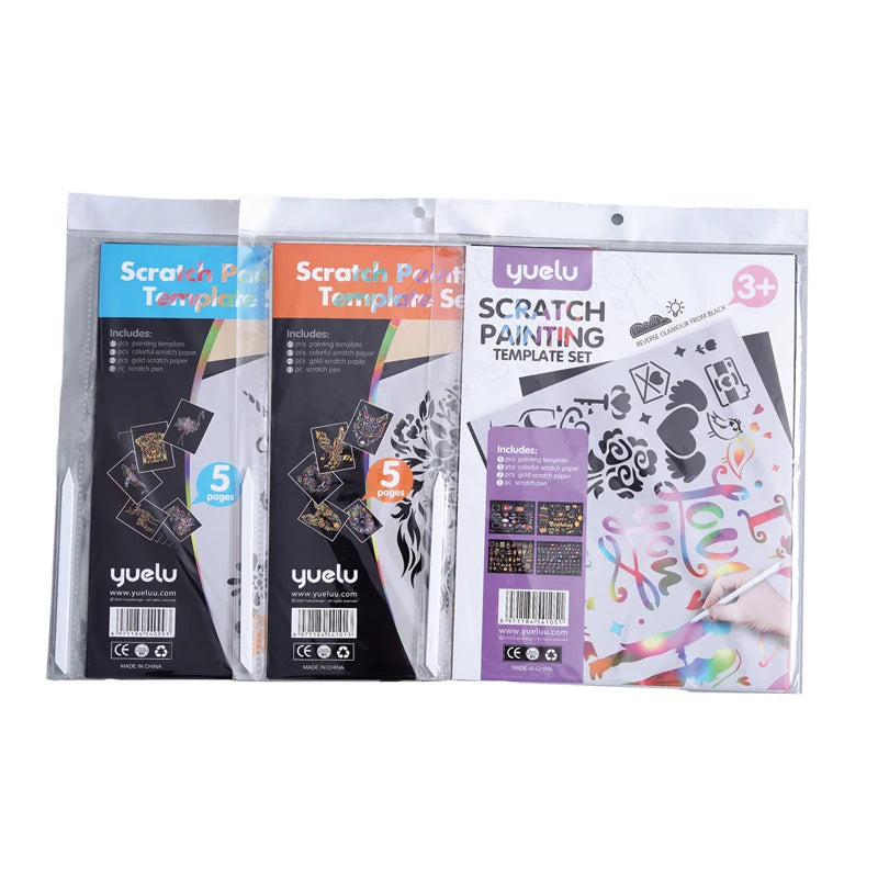 A4 Wholesale Scratch Painting Magic Scratch Art Paper