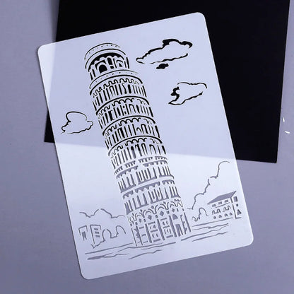 Factory Supply OEM Custom Painting Template Plastic Drawing Stencils For DIY Painting Art Projects