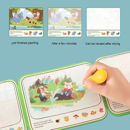YUELU Reusable Color Water Books