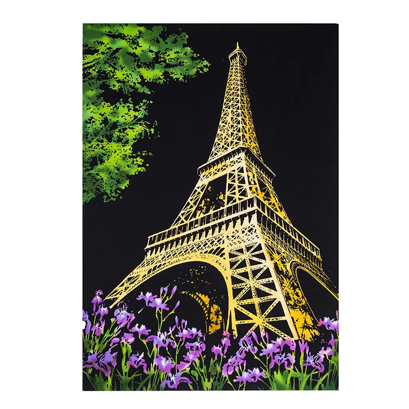 Scratch Painting DIY Art Drawing Paper