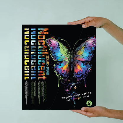 YUELU Luminous Scratch Painting 4pcs/set