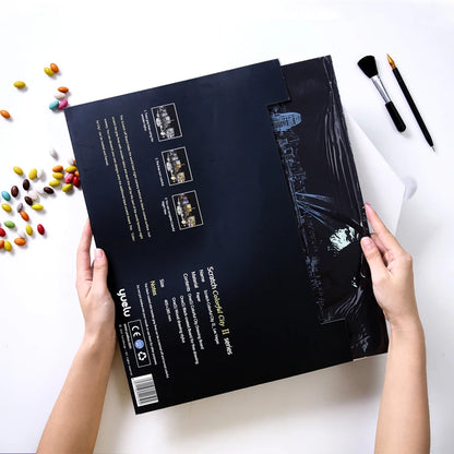 A3 DIY Art Craft City Night Painting