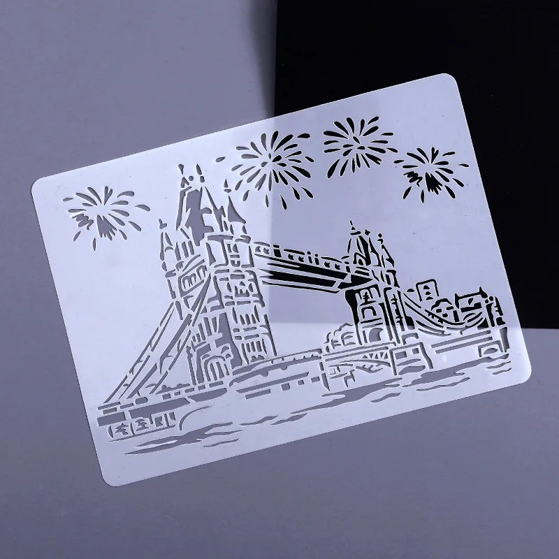 Factory Supply OEM Custom Painting Template Plastic Drawing Stencils For DIY Painting Art Projects