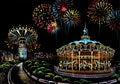 A3 DIY Art Craft City Night Painting