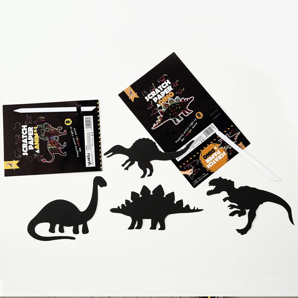 YUELU Children Painting Custom Scratch Art Paper