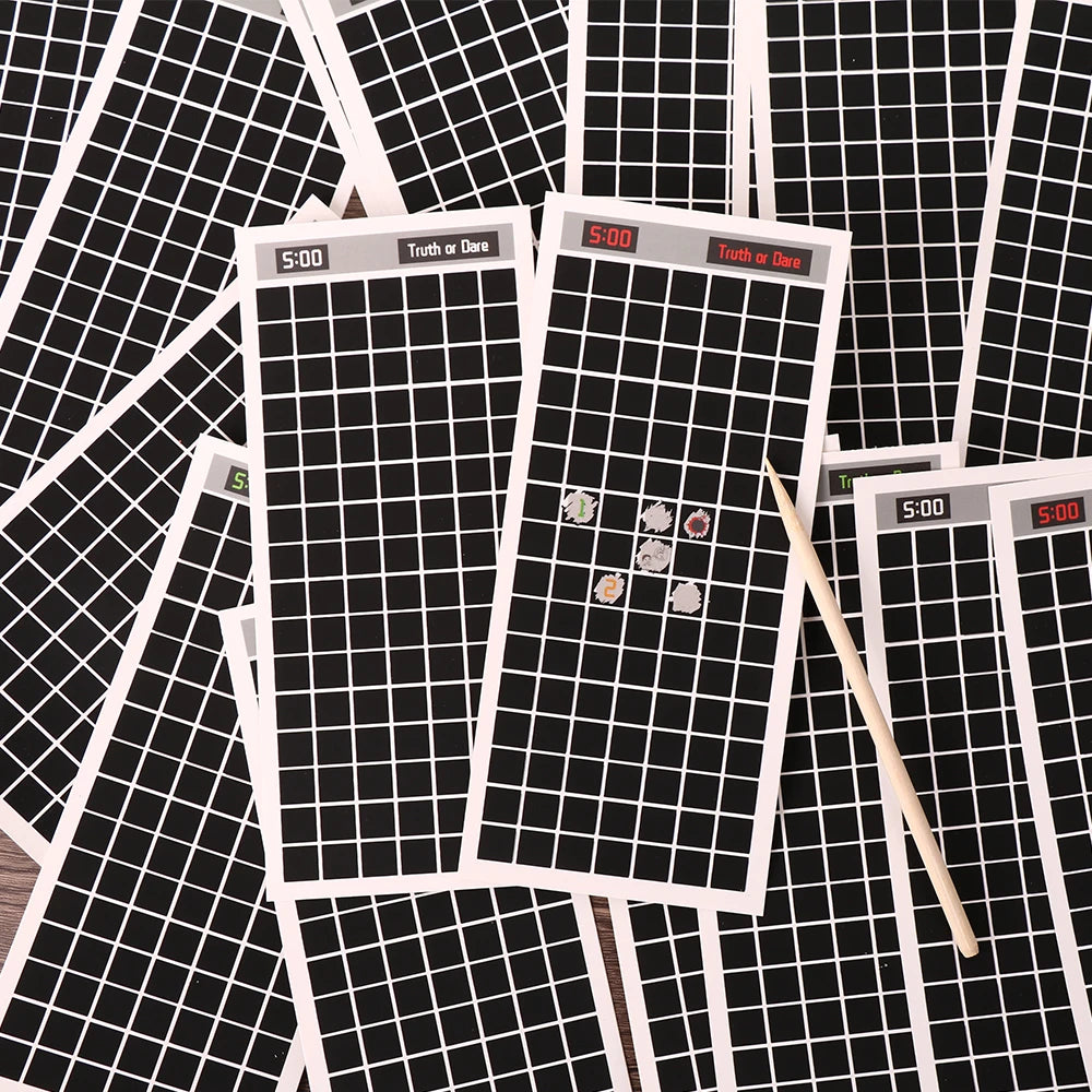 YUELU Creative Minesweeper Scratch Card