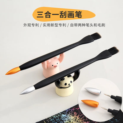 YUELU New Plastic Scratch Art Tool