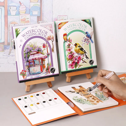 YUELU Trifold Watercolor Set