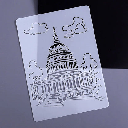 Factory Supply OEM Custom Painting Template Plastic Drawing Stencils For DIY Painting Art Projects