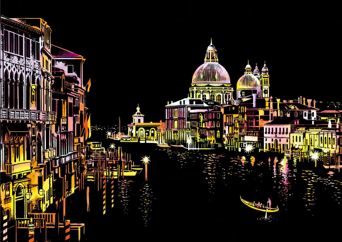 Factory Direct Sale Scratch Off Board Scratch Colorful City Series