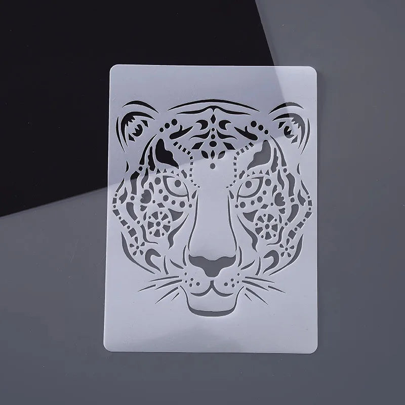 Wholesale Custom PET Stencil A4 Hollowed Out Animal Template Plastic Drawing Stencil For Diy Painting Scrapbooking Card Making